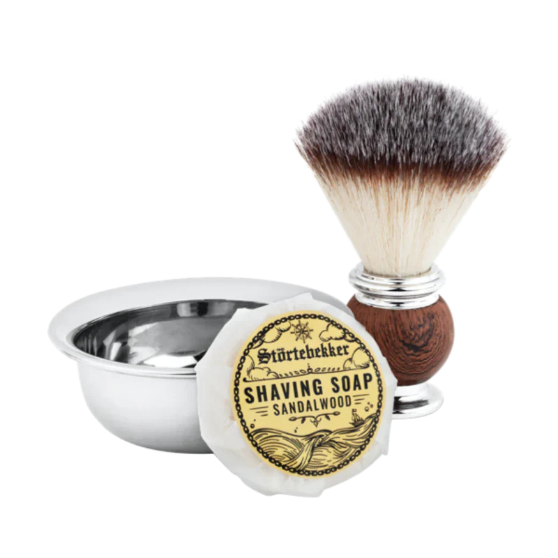 All-in-one Set Rasur & Bart - Rasierhobel 'Hamburg' Silber - Image 3