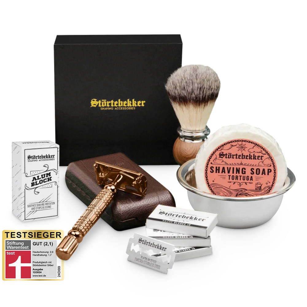 Rasierset - Rasierhobel 'Hamburg' Rosé - Gold - Image 16