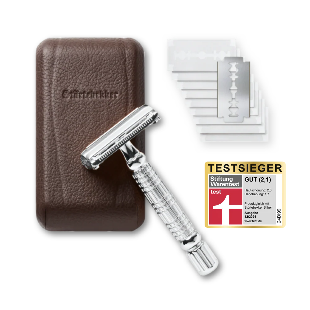 Rasierset - Rasierhobel 'Hamburg' Silber - Image 5