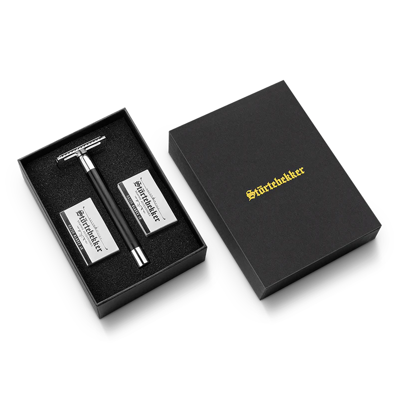 Premium Rasierhobel 'Solingen' - Ebenholz - Image 4