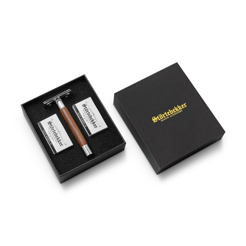 Premium Rasierhobel 'Solingen' - Walnuss - Image 6
