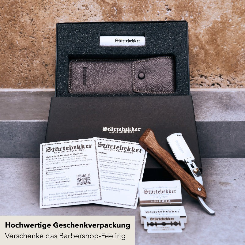 Rasiermesser 'Heartwood' mit Holzgriff - Image 3