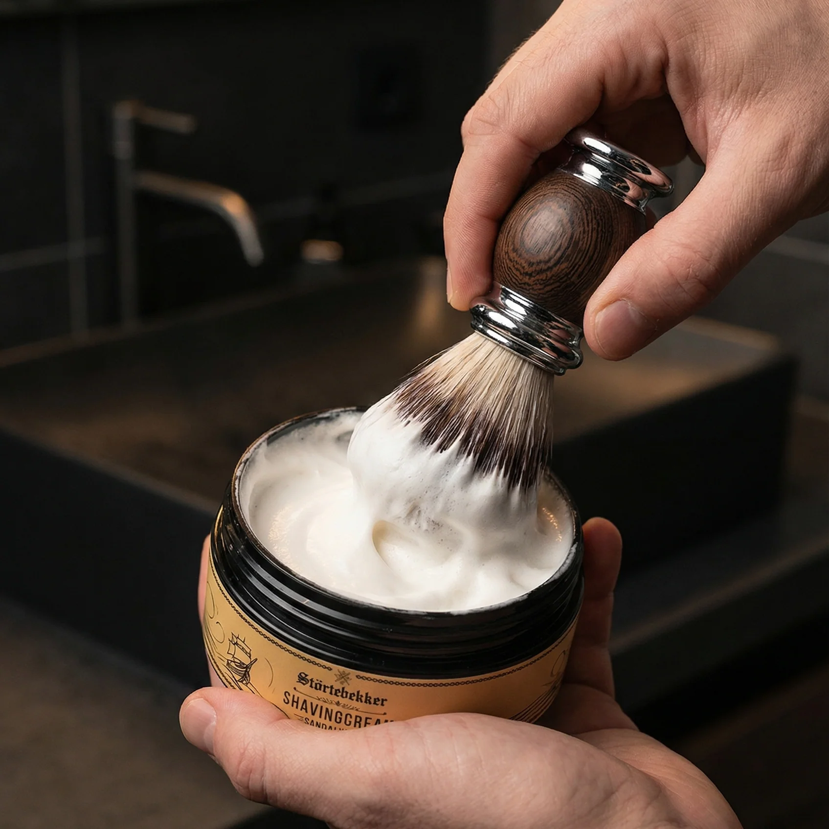 Shaving Cream Sandelholz - Image 4